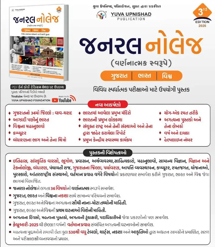 YUVA UPNISHAD GENERAL KNOWLEDGE 2025 LATEST YUVA GK BOOK | YUVA GK 2025 - Image 2
